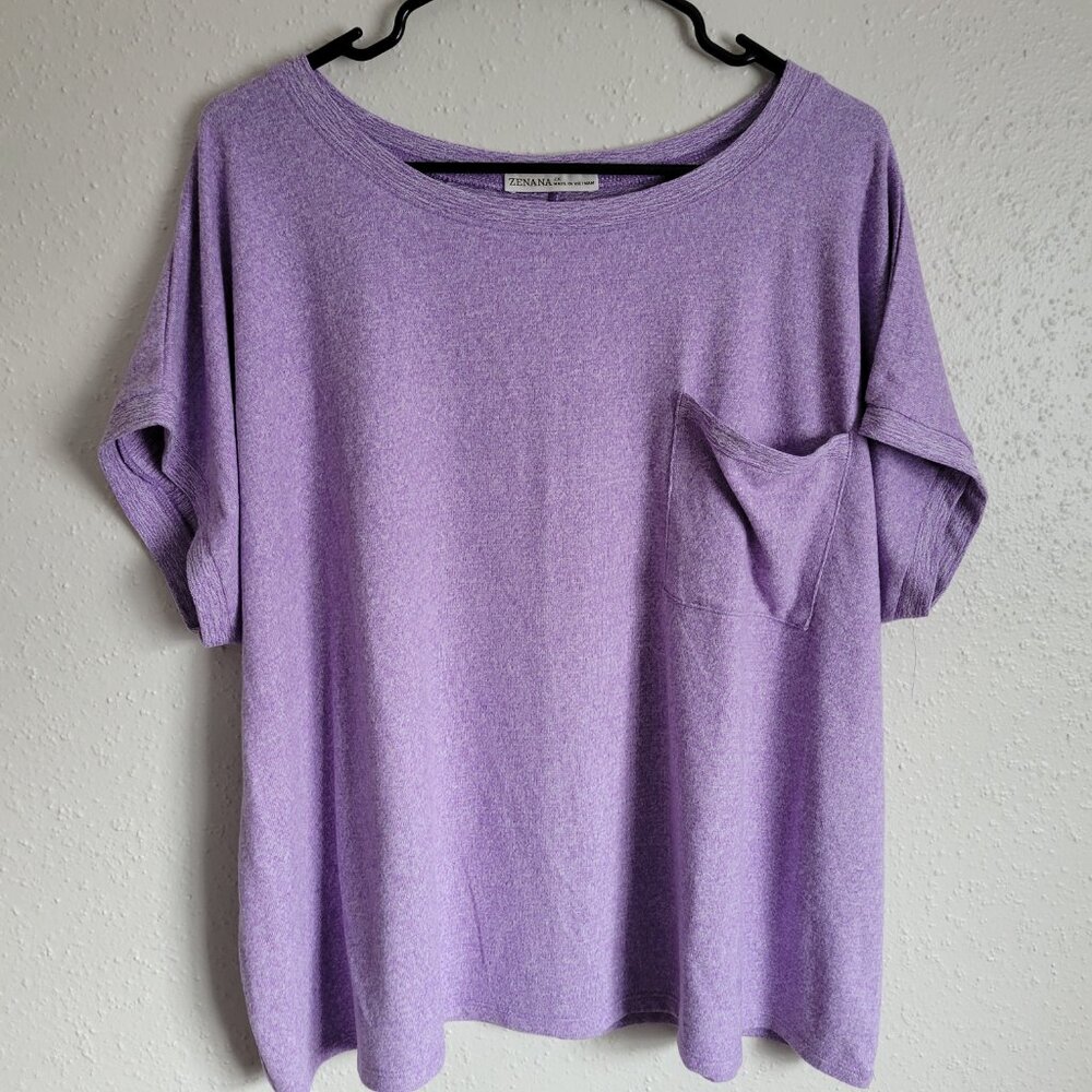 Zenana Woman's Short Sleeve Top